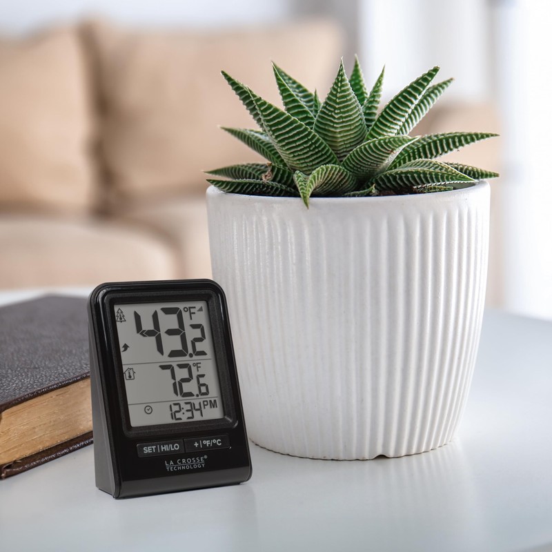 La Crosse Technology 308-1409BNH-CBP Battery Operated Wireless Digital Thermometer -