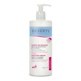 DEXERYL Shower 500 ml: Gentle cleansing for dry skin prone to eczema. Without fragrances and dyes, hypoallergenic