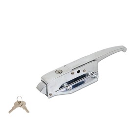 Kason K58C Series Walk-in Safety Chrome Latch Only with Key (Latch Only)