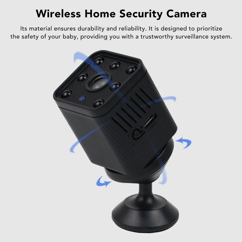 Mini Security Camera for Home Security Baby Monitor 2 Way