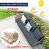 NettyPro Outdoor Patio Bench Swing Loveseat Cushion Cover, Water Resistant