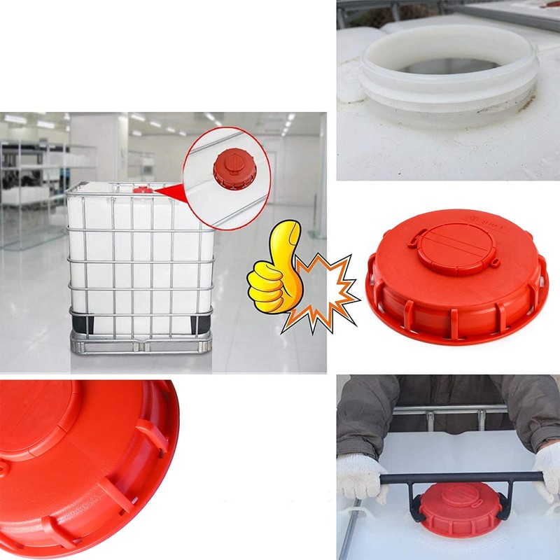GEDEGOOK IBC Tank Cap, IBC Water Tank Vented Respirator Cover,