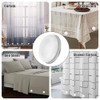 Shower Curtain Weighted Weights, 12 Pairs White Shower Curtain Magnet,