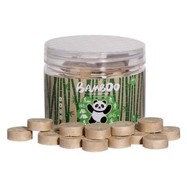 MORGIANA 50 Compressed Towels Disposable Compressed Bamboo Coin Face Towel Expandable Face Hand Cloth for Camping Traveling Home & Outdoor Activities Skin-Friendly