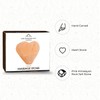Pure Himalayan Salt Works Heart Massage Stone, Pink Crystal Hand-Carved