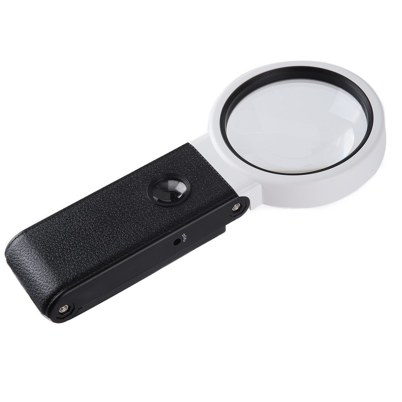 TH‑7018A Multifunctional Magnifier with LED Light Handheld Foldable Magnifying Glass