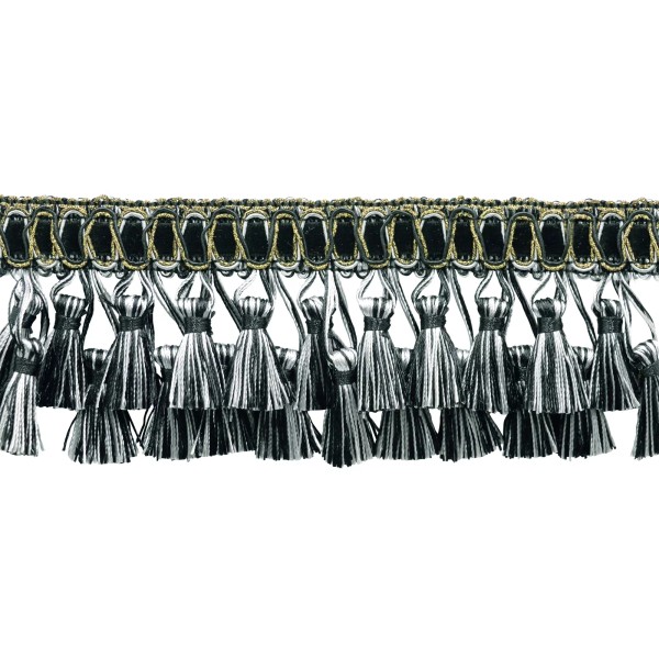 DÉCOPRO (TM) Two Tier Tassel Fringe Trim, Color# SGB -
