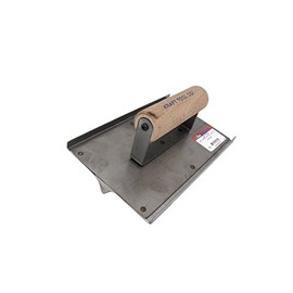 Kraft Tool CF757 3/8-Inch Radius 3/4-Inch Diameter Stainless Steel Hand Groover with Wood Handle, 8 x 8-Inch