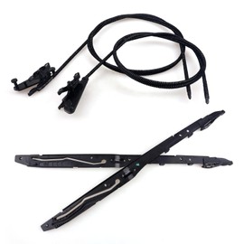 New Upgraded FL3Z16502C22 Sunroof Glass Cables & Track Assembly Repiar Kit Compatible with Ford F-150 2015-2020, F-250 F-350 Super Duty 2017-2019 Replace OE# FL3Z16502C22 FL3Z-1651071-A FL3Z-1651071-B