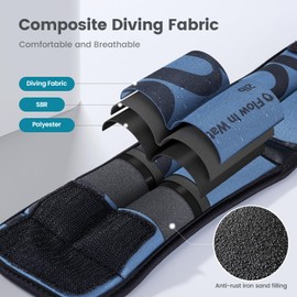 Sportneer Ankle Weights for Men and Women, Strength Training Weight Cuffs, Leg Weights Set, Comfortable and Soft, Perfect for Dance, Running, Walking