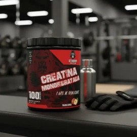 Creatina Monohidratada 500gr Strong Protein 100 Servicios