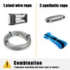 WeiSen 6" (152MM) Winch Roller Fairlead Cable Guide fit 4000-5500