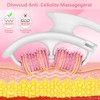 Dhnvcud Manuelles Cellulite Massagegerät, 360° Muskeltherapie Massagestab mit Abnehmbaren Rollengriffen