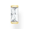 Thomas Sabo Single Stud Earrings White Stone 925 Sterling Silver