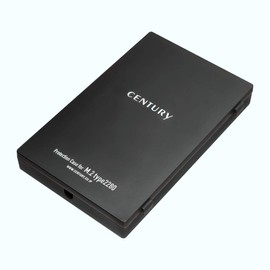 Century "Naked Bento Box M.2" M.2 SSD (type2280) x 2 Storage Case CRBM2280