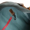 TSD Brand Stone Creek Waxed Canvas Weekender (Teal)