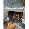 Fire Centric Cooking Outdoor Vertical Rotisserie for Gyros, Shawarma, Kababs,