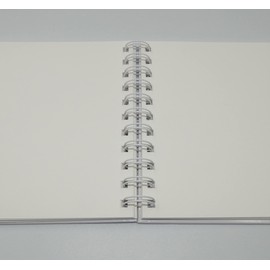 Craft Paper Scrapbook Small Medium Large Square with Ribbon (White, Small, 15cm x 15cm, 50 Sheets)