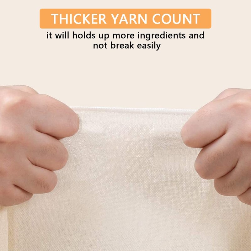 Cheese Cloths Muslin Cloths for Cooking 4PCS Reusable Cheese Cloth