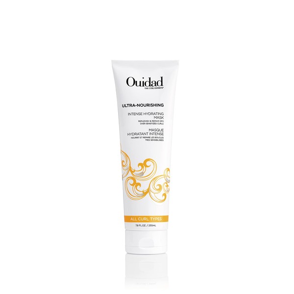 Ouidad Ultra Nourishing Intense Hydrating Mask, Detangles Hair and Restores Softness, Elasticity and Shine, Infused with Argan Oil to Replenish Moisture and Strengthen and Repair Curls 230ml
