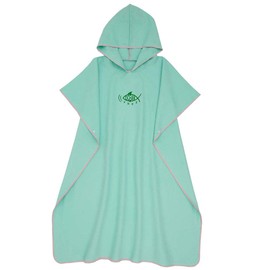 Ghopy Swim Towel Robe Adult Changing Robes Towel Hooded Surf Poncho for Men Women, Quick Dry Lightweight Microfiber Universal Size for Swimming Surfing and Beach Fits Mens Womens Adults