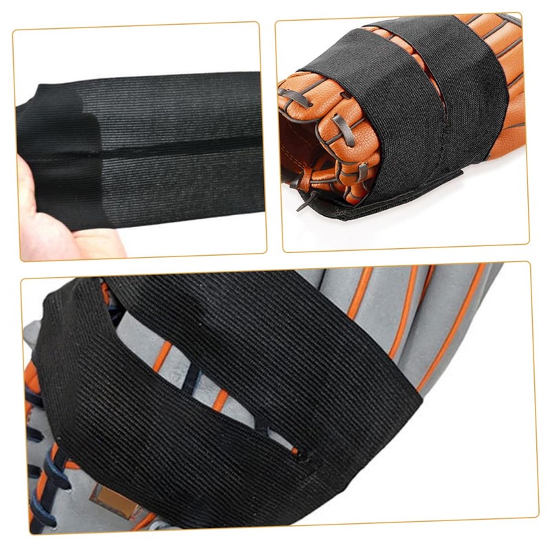 WOONEKY 4Pcs Glove Wraps for Baseball Softball High Stretch Polyester