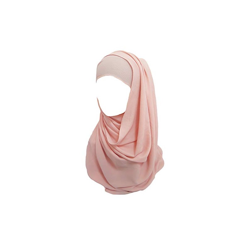Lina & Lily Non-see-through Bubble Chiffon Muslim Hijab Head Scarf