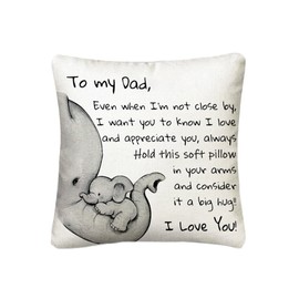 Dad Fathers Day Birthday Gifts for Daddy Thank You Appreciation Gifts for Father Pillowcase Cushion Cover Gift for Papa Father Dad Throw Pillow Cover Home Decoration for Fathers Day
