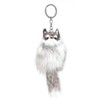 5pcs Handicraft Fluffy Animal Keychain Portable Cute Key Ring Car