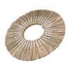 Wall Mirror Make Up Tapestry Decorative Grass Woven Round Hanging