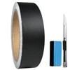 LZLRUN Black Matte Air-Release Adhesive Vinyl Tape Roll - Come