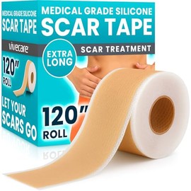 Vive Care Cinta De Silicona Vivecare Para Cicatrices Quirúrgicas - Parches De Silicona De Grado Médico Para Después De Una Cirugía - Tiras De Gel De S