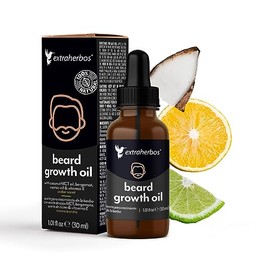 Extraherbos Aceite Capilar Orgánico 30ml - Con Romero, Coco MCT, Bergamota, Vitamina E, Promueve Crecimiento Capilar e Hidratación
