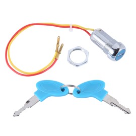 Byttlerom Universal Starting Switch Key Lock Wires Ignition Power Keys Switch for Electric Bike Scooters E-Bike