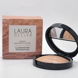 Laura Geller Baked Balance-N-Glow Illuminating Foundation GOLDEN MEDIUM .28oz 8g