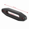 6inch Black Aluminum Hawse Fairlead for Synthetic Winch Rope Cable