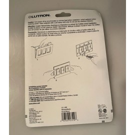 Lutron Triple / 3 Gang Wall Plate, Black Satin Finish NEW