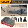 LEILUO 116 Pcs Multitool Blade Kits Cutting and Sandpaper Oscillating