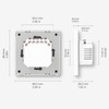 ZMIN Switches Zigbee3.0 Tuya Smart Push Button Light/Scene Switch Smart