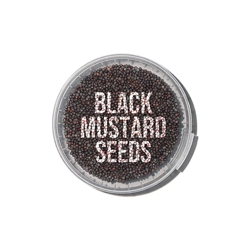 Black Whole Mustard Seeds - 100g