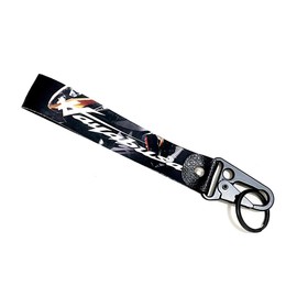 Decal Story Motorcycle Keychain Metal Key Tag Label Ring Compatible With Suzuki GSXR1300 Hayabusa Black Gold, Black, Free