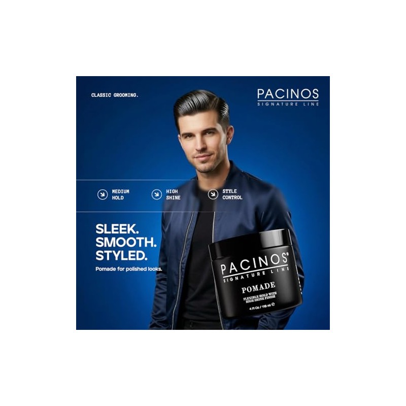 Pacinos Pomade, 4 Ounce