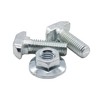 Hammer Screws M8 x 25 for Slot 10 Galvanised Steel