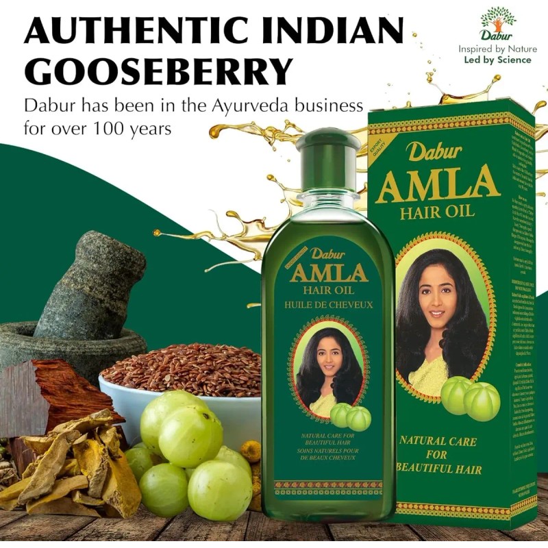 Aceites De Tratamiento Capilar Dabur Amla Para Hombres Y Muj