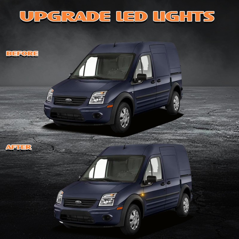 AreLokpri Side Marker Repeater Lights Compatible with 2010-2021 Ford Transit