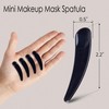 100PCS Cosmetic Spatulas, Small Makeup Spatula, Mini Plastic Makeup Scoop