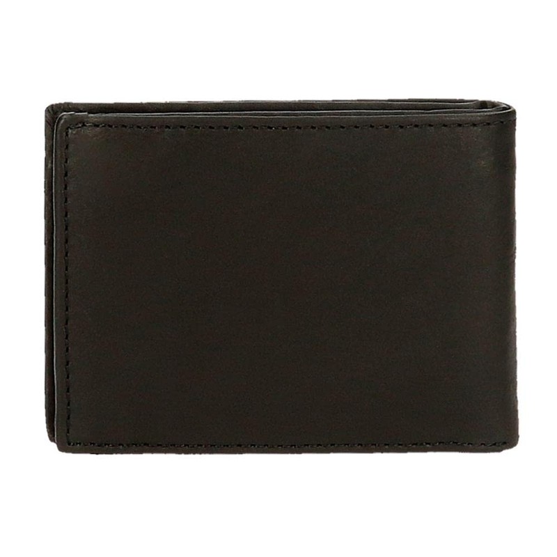 Pepe Jeans Badge Horizontal Wallet with Purse, Unique, Black/White, única,