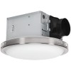 Homewerks 7105-07 Bathroom Fan with LED Light Ceiling Mount Exhaust