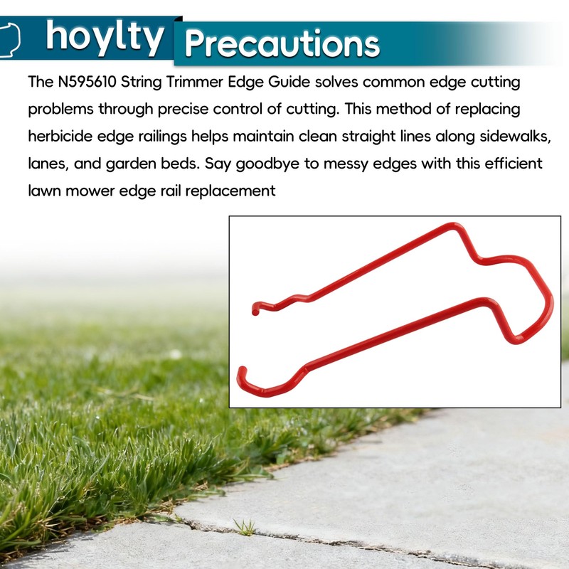 hoylty N595610 Edge Guide Compatible with Craftsman String Trimmer (2
