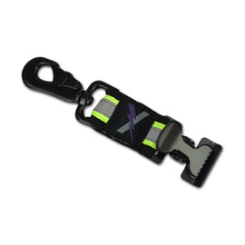 The Original Lightning X Reflective Firefighter Rescue Extrication Work Glove Strap w/Alligator Clip
